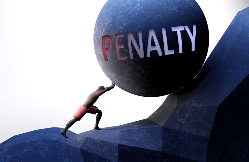 Higher penalties for MTD filers